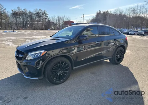2018 Mercedes-Benz Amg Gle 43 Coupe 4Matic z USA, uszkodzony, nr VIN 4JGED6EB9JA103111